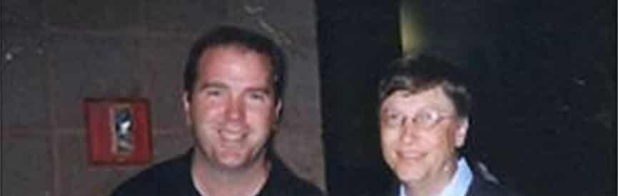 Bill Walsh with Bill Gates