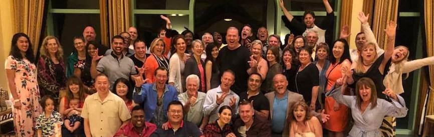 Large group photo at the Rainmaker Mastermind