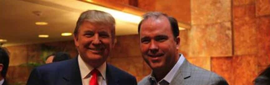 Bill Walsh with Donald Trump
